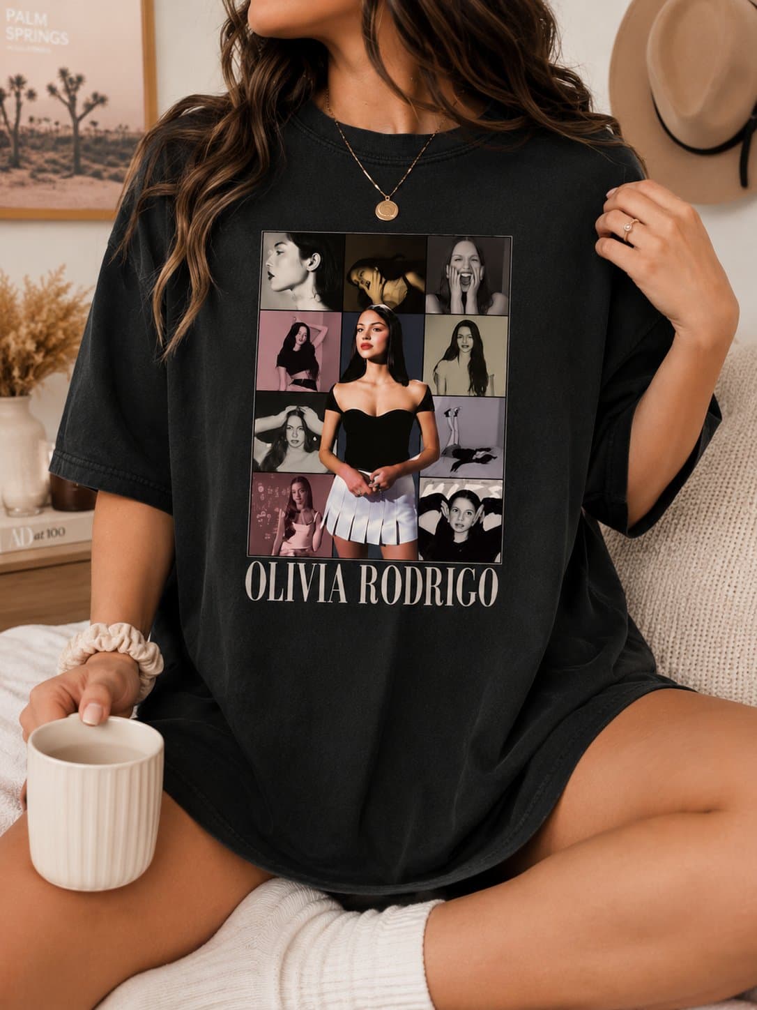 Olivia Rodrigo Comfort Colors® T-Shirt, Vintage Pop Star Graphic Tee, Unisex Garment-Dyed Shirt, Concert Fan Gift, Oversized Music Lover Tee